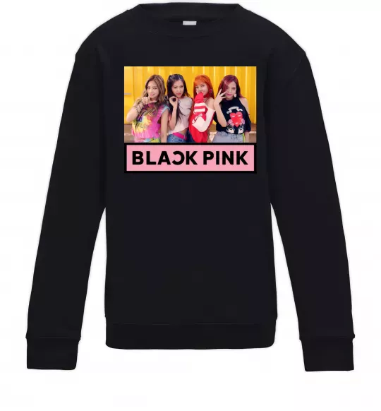 Детский Свитшот Black Pink Черный фото