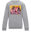Детский Свитшот Black Pink Серый меланж Детский Свитшот Black Pink Серый меланж фото