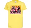 Детская футболка Black Pink Лимонный фото