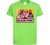 Детская футболка Black Pink Лаймовый фото