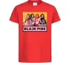 Детская футболка Black Pink Красный фото