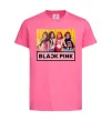 Дитяча футболка Black Pink Яскраво-рожевий фото