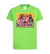 Дитяча футболка Black Pink Лаймовий фото