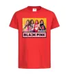Дитяча футболка Black Pink Червоний фото
