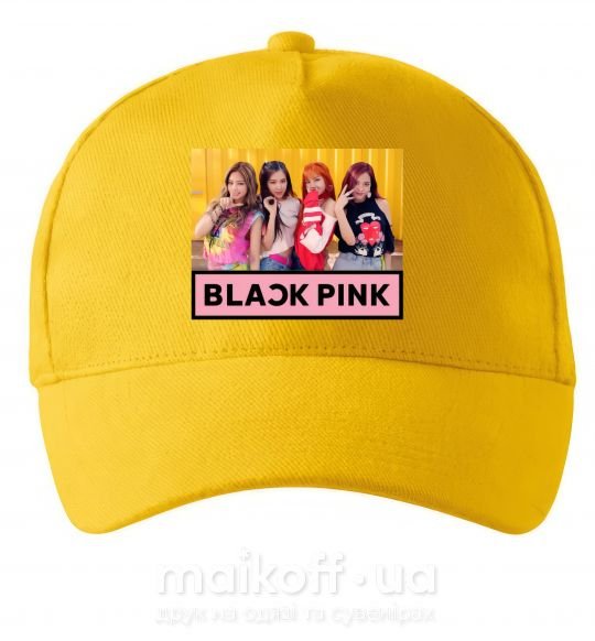 Кепка Black Pink Солнечно желтый фото
