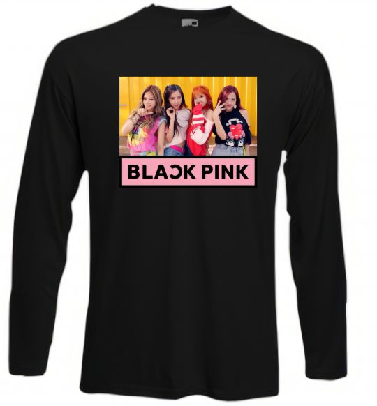 Лонгслів Black Pink Чорний фото