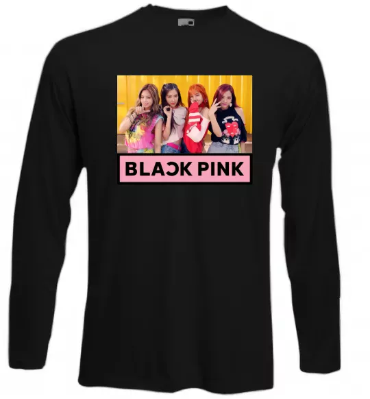 Лонгслив Black Pink Черный фото