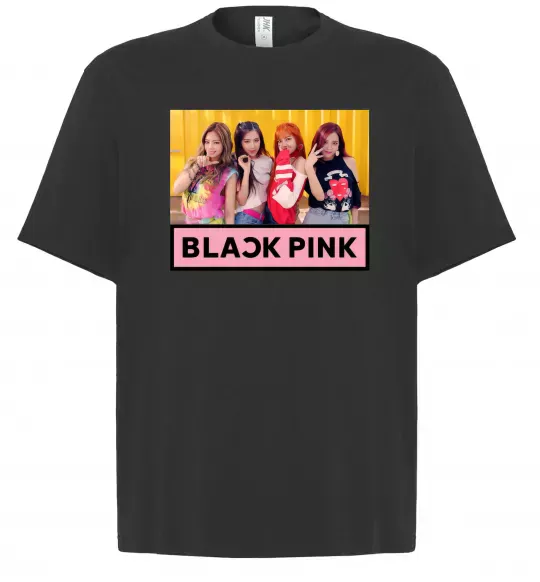 Футболка Оверсайз Black Pink Черный фото