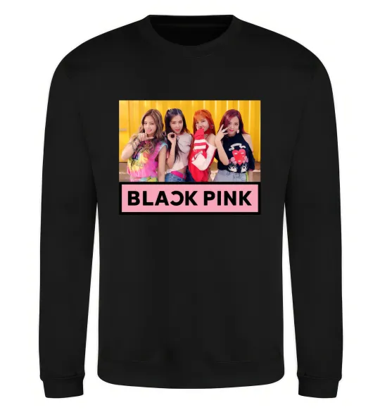 Світшот Black Pink Чорний фото