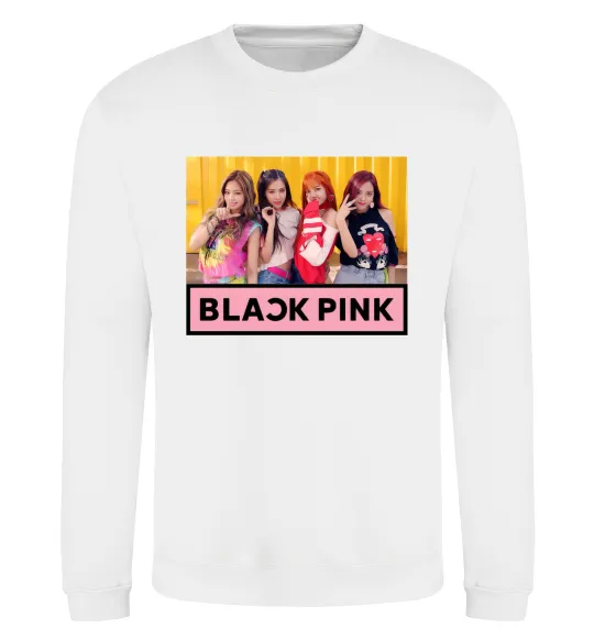 Світшот Black Pink Білий фото