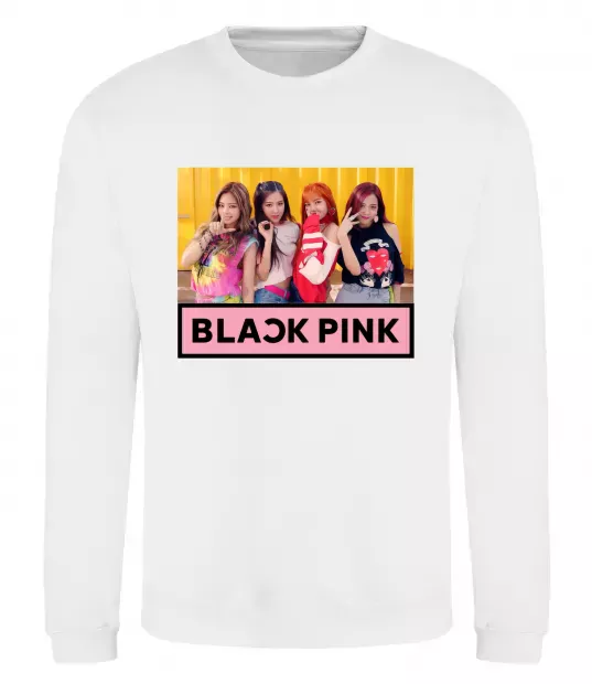 Свитшот Black Pink Белый фото