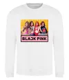 Свитшот Black Pink Белый Свитшот Black Pink Белый фото