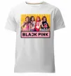 Мужская премиум футболка Black Pink Белый Мужская премиум футболка Black Pink Белый фото