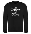 Свитшот The Queen of office Черный фото