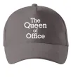 Кепка The Queen of office Сірий фото