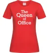 Женская футболка The Queen of office Красный Женская футболка The Queen of office Красный фото