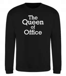 Свитшот The Queen of office Черный фото