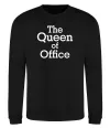Світшот The Queen of office Чорний Світшот The Queen of office Чорний фото