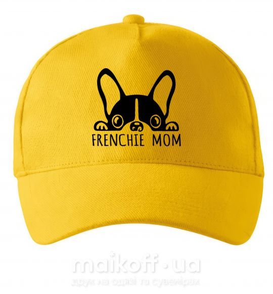Кепка Frenchie mom Сонячно жовтий фото