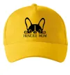 Кепка Frenchie mom Сонячно жовтий фото