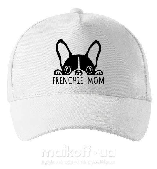 Кепка Frenchie mom Білий фото