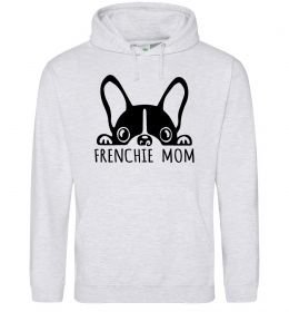 Женская толстовка (худи) Frenchie mom