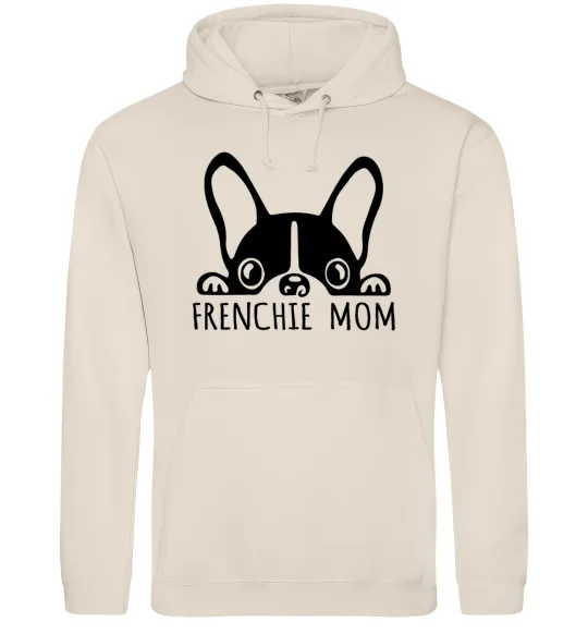 Женская толстовка (худи) Frenchie mom Таш фото