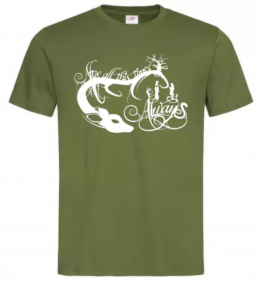 Чоловіча футболка Always Оливковий фото