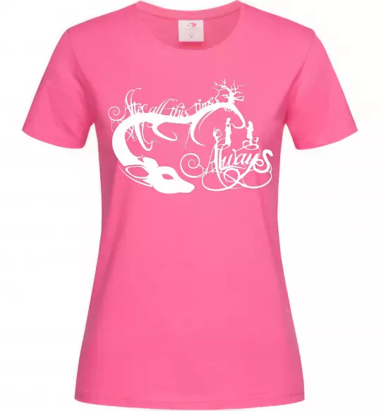 Жіноча футболка Always Яскраво-рожевий фото