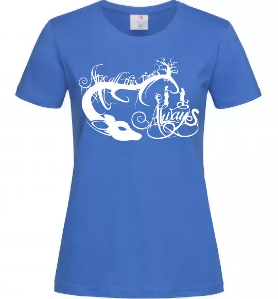 Жіноча футболка Always Яскраво-синій фото