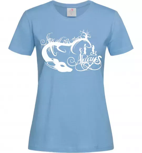 Жіноча футболка Always Блакитний фото