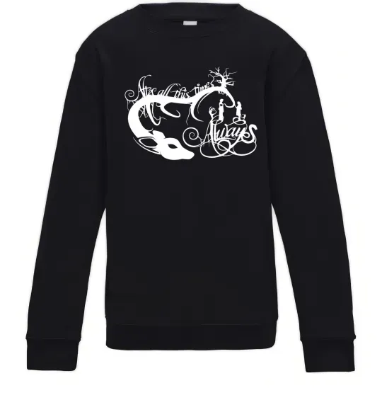 Детский Свитшот Always Черный фото