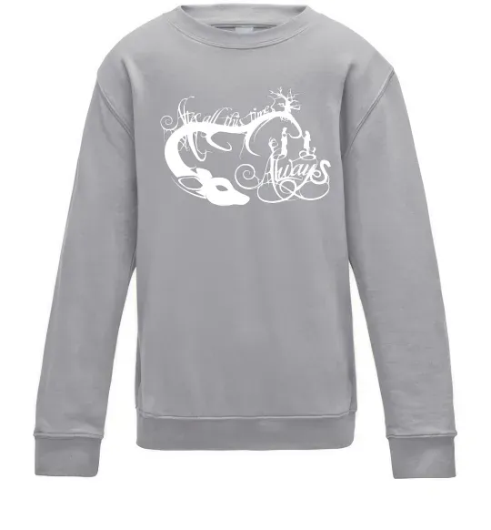 Детский Свитшот Always Серый меланж фото