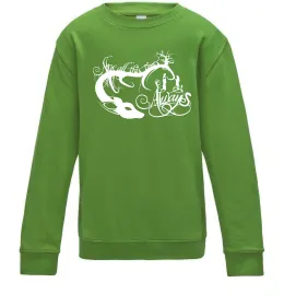 Детский Свитшот Always Лаймовый фото