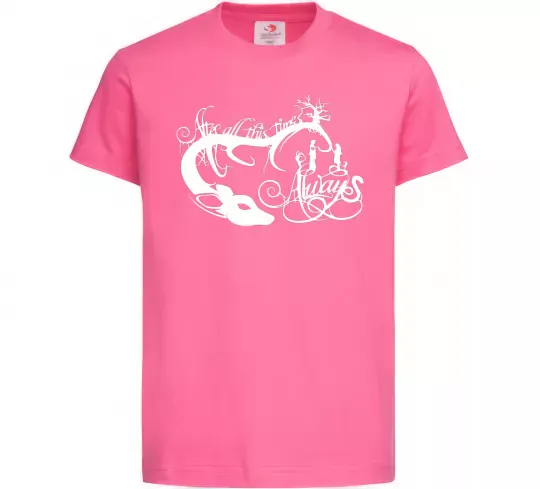 Дитяча футболка Always Яскраво-рожевий фото