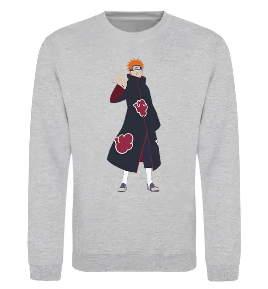 Свитшот Akatsuki man Серый меланж фото