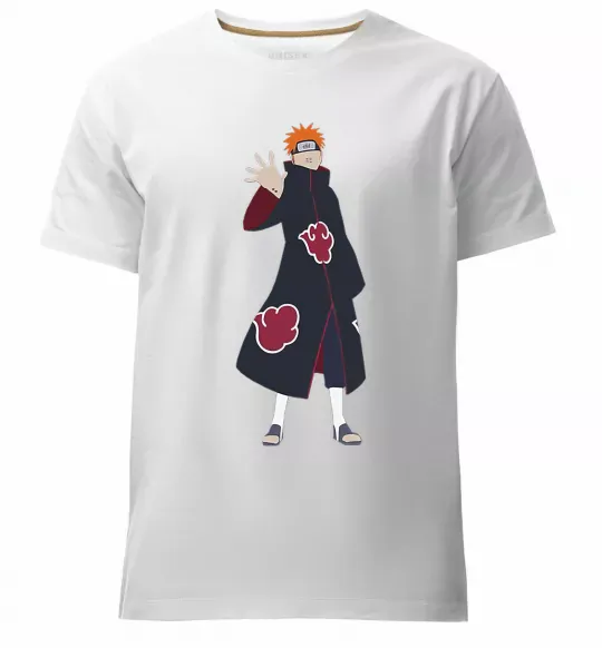 Чоловіча преміум футболка Akatsuki man Білий фото