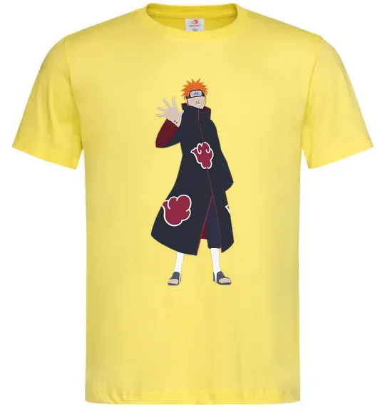 Мужская футболка Akatsuki man Лимонный фото