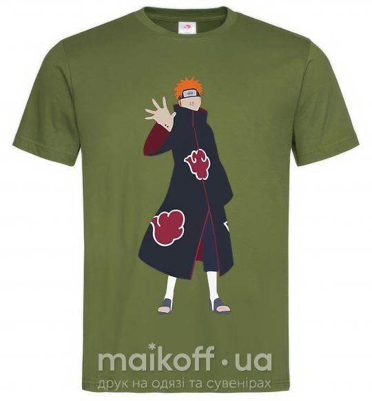 Мужская футболка Akatsuki man Оливковый фото