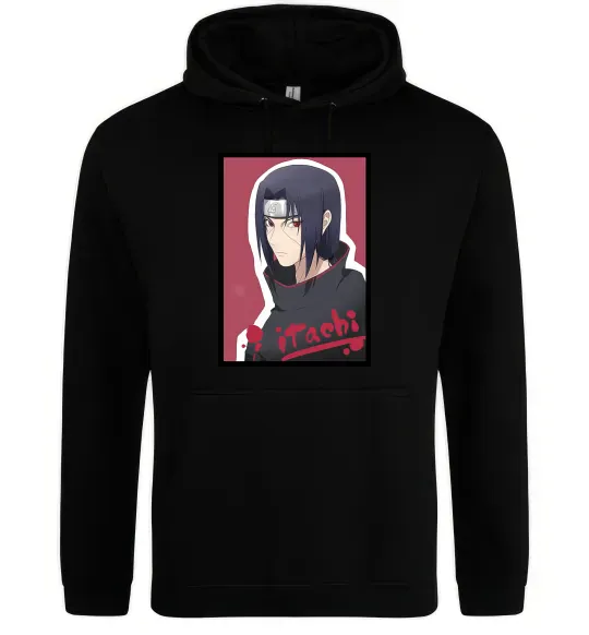 Женская толстовка (худи) Itachi Черный фото