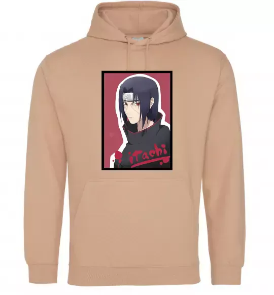 Женская толстовка (худи) Itachi Песочный фото