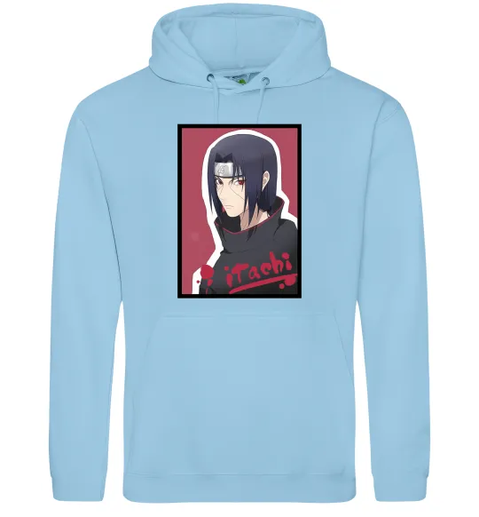 Жіноча толстовка (худі) Itachi Блакитний фото