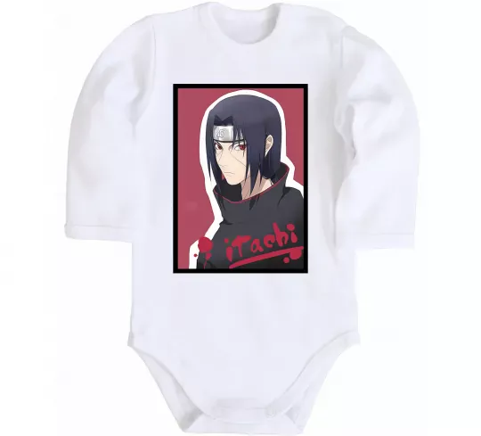 Детский боди Itachi Белый фото
