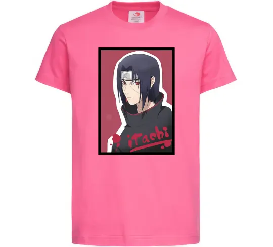 Дитяча футболка Itachi Яскраво-рожевий фото