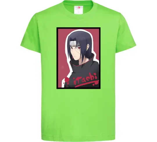 Дитяча футболка Itachi Лаймовий фото