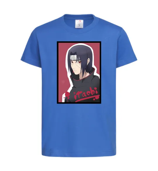 Дитяча футболка Itachi Яскраво-синій фото