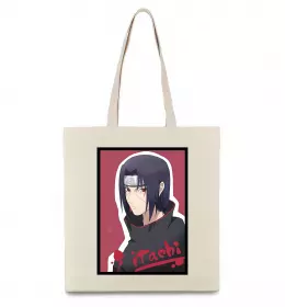 Еко-сумка Uchiha Itachi Бежевий фото Еко-сумка Uchiha Itachi Бежевий фото