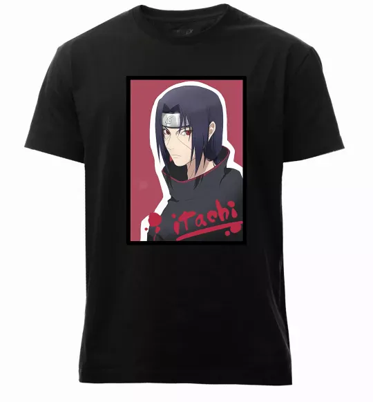 Чоловіча преміум футболка Itachi Чорний фото