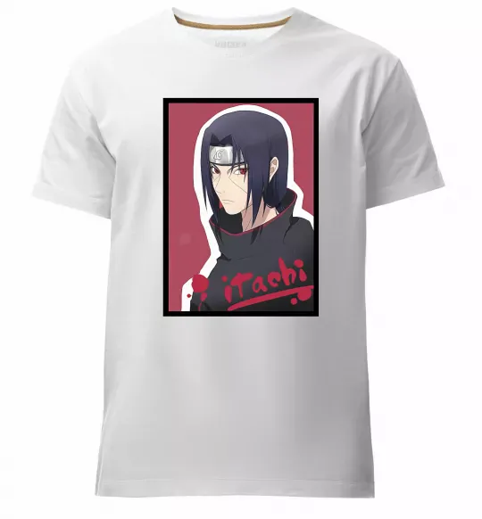 Чоловіча преміум футболка Itachi Білий фото