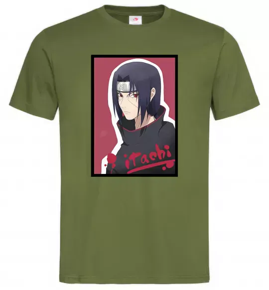 Мужская футболка Itachi Оливковый фото